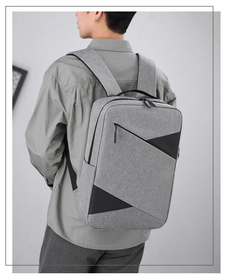 Business Trip Computer Backpack Men's Three-piece Set